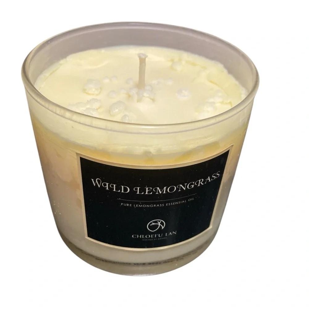 Chloefu L’an Scented Lemongrass Soy Candle, 7.1 oz